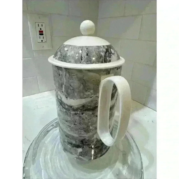 RAVENNA Villeroy & Boch Coffee/Tea Pot 7.5" tall made in Luxembourg Pre-Owned - Picture 4 of 12